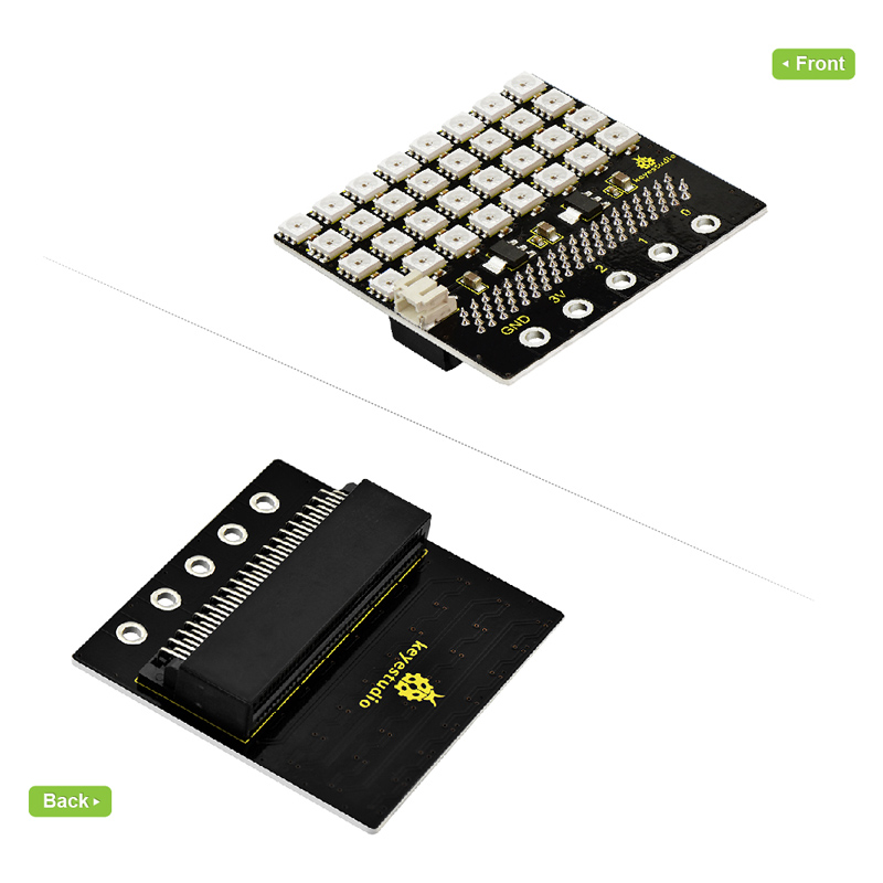 KEYESTUDIO SK6812 4x8 LED dot matrix shield KS0315 για Micro:bit | eLabstore.gr KEYESTUDIO SK6812 4x8 LED dot matrix shield KS0315 για Micro:bit | Gadgets - Αξεσουάρ | elabstore.gr