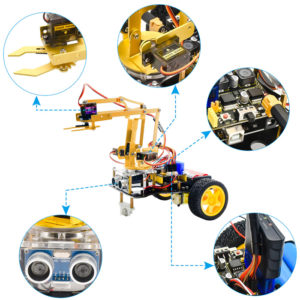 KEYESTUDIO 4DOF mechanical robot arm car kit KS0520, για Arduino | Gadgets - Αξεσουάρ | elabstore.gr