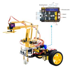 KEYESTUDIO 4DOF mechanical robot arm car kit KS0520, για Arduino | Gadgets - Αξεσουάρ | elabstore.gr