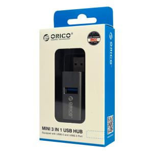 ORICO mini USB 3.0 hub MINI-U32L, 3x USB ports, μαύρο | Συνοδευτικά PC | elabstore.gr