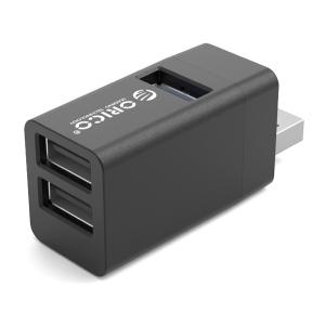 ORICO mini USB 3.0 hub MINI-U32L, 3x USB ports, μαύρο | Συνοδευτικά PC | elabstore.gr