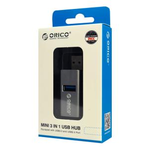 ORICO mini USB 3.0 hub MINI-U32L, 3x USB ports, γκρι | Συνοδευτικά PC | elabstore.gr