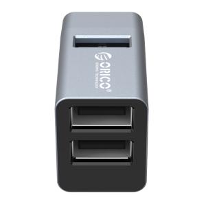 ORICO mini USB 3.0 hub MINI-U32L, 3x USB ports, γκρι | Συνοδευτικά PC | elabstore.gr