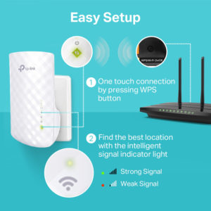 TP-LINK mesh WiFi extender RE220, AC750, dual band, Ver 3.0 | Δικτυακά | elabstore.gr