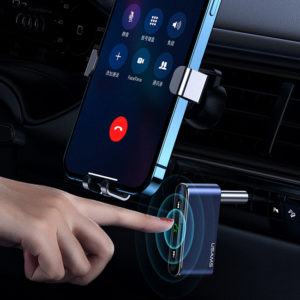 USAMS ασύρματο audio receiver US-SJ519 με μικρόφωνο, Bluetooth 5.0, γκρι | Gadgets - Αξεσουάρ | elabstore.gr