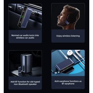 USAMS ασύρματο audio receiver US-SJ519 με μικρόφωνο, Bluetooth 5.0, γκρι | Gadgets - Αξεσουάρ | elabstore.gr