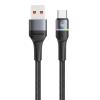USAMS καλώδιο USB Type-C σε USB US-SJ536, 6A, 1.2m, μαύρο | Αξεσουάρ κινητών | elabstore.gr
