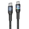 USAMS καλώδιο USB Type-C US-SJ537, 100W/5A, PD, 1.2m, μαύρο | Αξεσουάρ κινητών | elabstore.gr