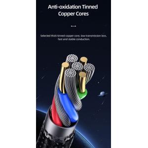 USAMS καλώδιο Lightning σε USB Type-C US-SJ538, 30W, PD, 1.2m, μαύρο | Αξεσουάρ κινητών | elabstore.gr