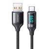 USAMS καλώδιο USB Type-C σε USB US-SJ544, 6A, 1.2m, μαύρο | Αξεσουάρ κινητών | elabstore.gr