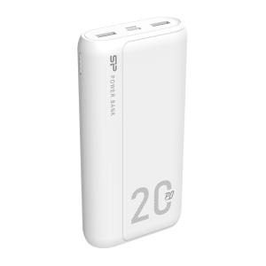 SILICON POWER power bank QS15, 20000mAh, 2x USB & USB Type-C, 18W, λευκό | Αξεσουάρ κινητών | elabstore.gr