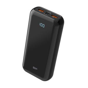 SILICON POWER power bank QS28, 20000mAh, 2x USB & USB Type-C, 18W, μαύρο | Αξεσουάρ κινητών | elabstore.gr