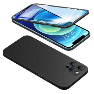 POWERTECH θήκη & tempered glass 2.5D TGC-0003, iPhone 12 Pro Max, μαύρη | Αξεσουάρ κινητών | elabstore.gr