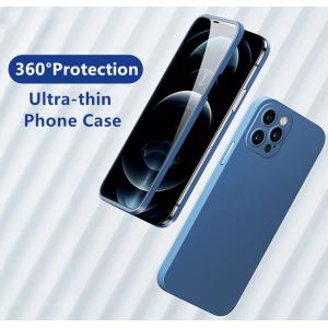POWERTECH θήκη & tempered glass 2.5D TGC-0006, iPhone 12 Pro Max, μπλε | Αξεσουάρ κινητών | elabstore.gr