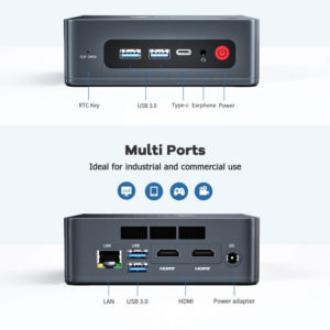 BEELINK mini PC U59, INTEL CPU N5095, 8GB, 256GB SSD | PC & Αναβάθμιση | elabstore.gr