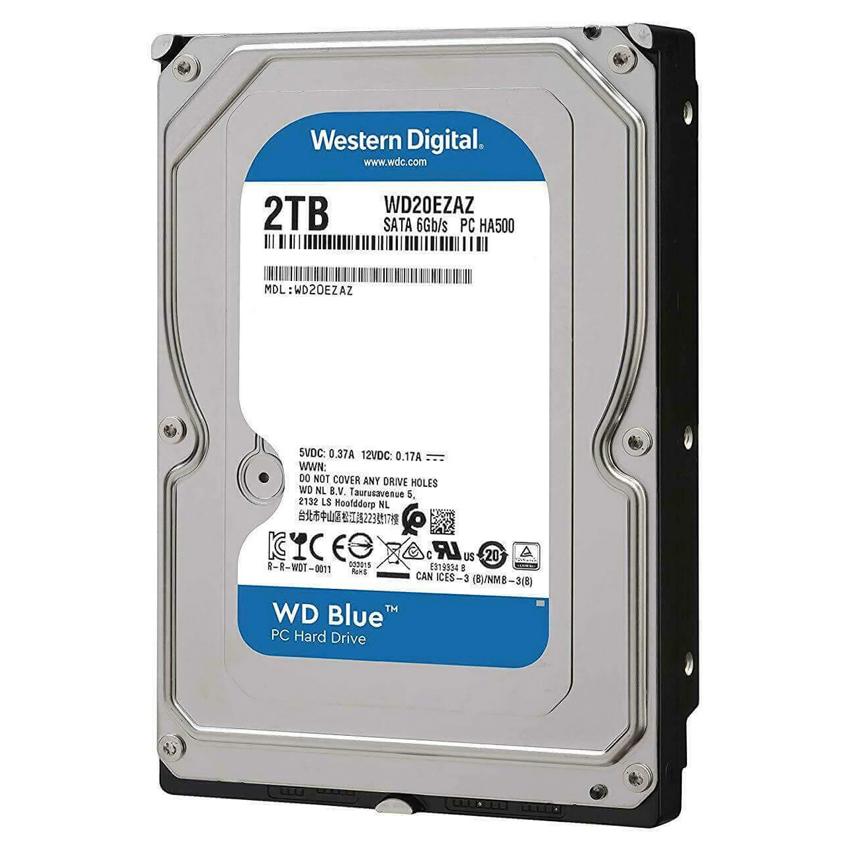 WD Blue Σκληρός Δίσκος WD20EZAZ 2TB, 3.5", 256MB Cache, 5400RPM, 6Gb/s | eLabstore.gr WD Blue Σκληρός Δίσκος WD20EZAZ 2TB, 3.5", 256MB Cache, 5400RPM, 6Gb/s | PC & Αναβάθμιση | elabstore.gr