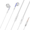 YISON earphones με μικρόφωνο X4, 3.5mm, 1.2m, λευκά | Αξεσουάρ κινητών | elabstore.gr
