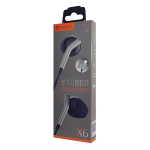 YISON earphones με μικρόφωνο X6, Type-C, 1.2m, μαύρα | Αξεσουάρ κινητών | elabstore.gr