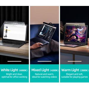 USAMS LED φωτιστικό US-ZB236 για laptop, 2W, 2800K–6000K dimmable, μαύρο | eLabstore.gr USAMS LED φωτιστικό US-ZB236 για laptop, 2W, 2800K–6000K dimmable, μαύρο | Αξεσουάρ για Laptop | elabstore.gr