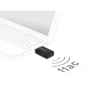 DELOCK USB αντάπτορας δικτύου WLAN 12550, dual band, DFS, μαύρος | eLabstore.gr DELOCK USB αντάπτορας δικτύου WLAN 12550, dual band, DFS, μαύρος | Δικτυακά | elabstore.gr