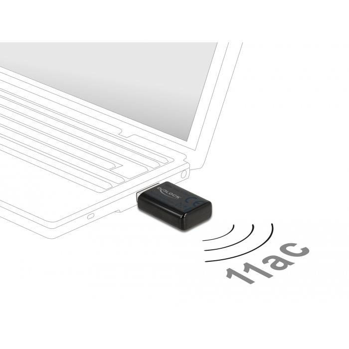 DELOCK USB αντάπτορας δικτύου WLAN 12550, dual band, DFS, μαύρος | eLabstore.gr DELOCK USB αντάπτορας δικτύου WLAN 12550, dual band, DFS, μαύρος | Δικτυακά | elabstore.gr