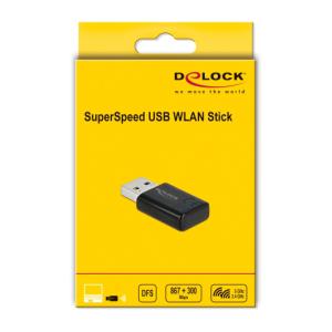 DELOCK USB αντάπτορας δικτύου WLAN 12550, dual band, DFS, μαύρος | eLabstore.gr DELOCK USB αντάπτορας δικτύου WLAN 12550, dual band, DFS, μαύρος | Δικτυακά | elabstore.gr