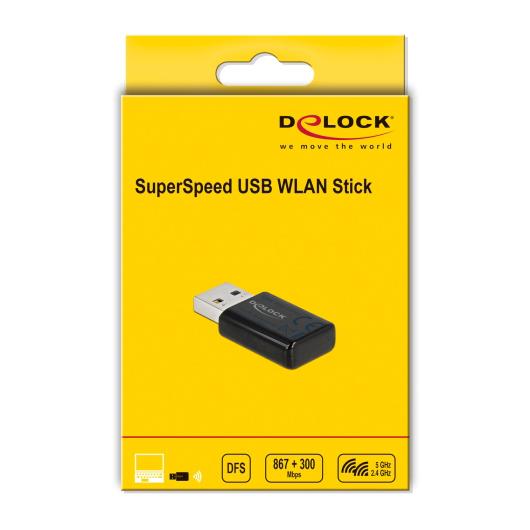 DELOCK USB αντάπτορας δικτύου WLAN 12550, dual band, DFS, μαύρος | eLabstore.gr DELOCK USB αντάπτορας δικτύου WLAN 12550, dual band, DFS, μαύρος | Δικτυακά | elabstore.gr