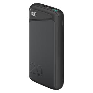 GOOBAY power bank 53939, 20000mAh, 2x USB & Type-C, QC PD, 22.5W, μαύρο | Αξεσουάρ κινητών | elabstore.gr