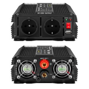 GOOBAY inverter αυτοκινήτου 58884, 12V σε 230V, 1500W, USB 2.1A | Gadgets - Αξεσουάρ | elabstore.gr