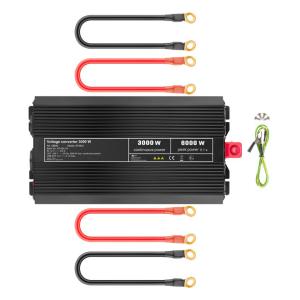 GOOBAY inverter αυτοκινήτου 58892, 12V σε 230V, 3000W, USB 2.1A | Gadgets - Αξεσουάρ | elabstore.gr