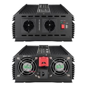 GOOBAY inverter αυτοκινήτου 58892, 12V σε 230V, 3000W, USB 2.1A | Gadgets - Αξεσουάρ | elabstore.gr