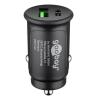 GOOBAY φορτιστής αυτοκινήτου 59521, USB & Type-C PD, 27W, μαύρος | Αξεσουάρ κινητών | elabstore.gr