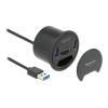 DELOCK USB hub 64152, 2x USB 3.2 Gen 1, SD/micro SD, 5Gbps, 60mm, μαύρο | eLabstore.gr DELOCK USB hub 64152, 2x USB 3.2 Gen 1, SD/micro SD, 5Gbps, 60mm, μαύρο | Συνοδευτικά PC | elabstore.gr