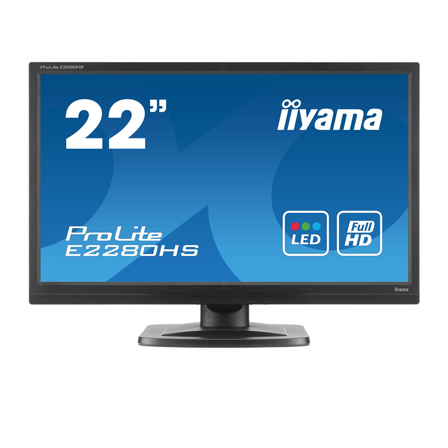 Used Monitor E2280HS-b1 LED/ Iiyama/ 22"/ 1920x1080/ Black/ w/ Speakers/ D-SUB & DVI-D & HDMI | eLabstore.gr Used Monitor E2280HS-b1 LED/Iiyama/22"/1920x1080/Black/w/Speakers/D-SUB & DVI-D & HDMI | Refurbished | elabstore.gr