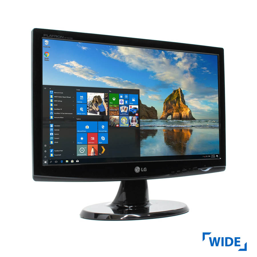 Used (A-) Monitor W1943 TFT/ LG/ 19"/ 1366x768/ Wide/ Black/ Grade A-/ D-SUB | eLabstore.gr Used (A-) Monitor W1943 TFT/LG/19"/1366x768/Wide/Black/Grade A-/D-SUB | Refurbished | elabstore.gr
