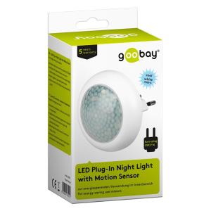 GOOBAY LED φωτιστικό 96501 με ανιχνευτή κίνησης, 6500K, 40lm, IP20 | Φωτισμός | elabstore.gr