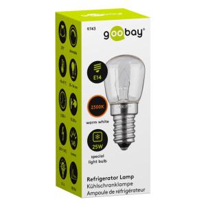 GOOBAY λάμπα ψυγείου 9743, 25W, 2300K, E14, 145lm | Φωτισμός | elabstore.gr