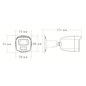 LONGSE IP κάμερα BMSAFG200WH, 2.8mm, 2MP, αδιάβροχη IP67, PoE | Κλειστό Κύκλωμα CCTV | elabstore.gr
