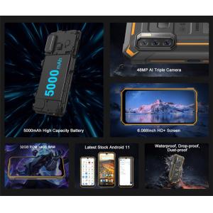 CUBOT smartphone KINGKONG 5 6.088", 4/32GB, IP68/IP69K Android 11, μαύρο | Mobile Συσκευές | elabstore.gr