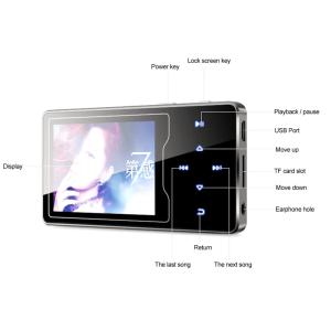 RUIZU MP3 player D08 με ηχείο, 2.4", 16GB, BT, ελληνικό μενού, μαύρο | Εικόνα & Ήχος | elabstore.gr