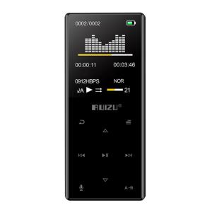 RUIZU MP3 player D29 με ηχείο, 1.8", 16GB, BT, ελληνικό μενού, μαύρο | Εικόνα & Ήχος | elabstore.gr