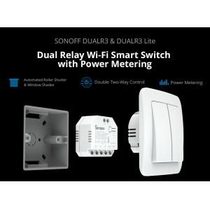 SONOFF smart διακόπτης DUALR3, 2-Gang, WiFi, 15A, λευκός | Εργαλεία | elabstore.gr