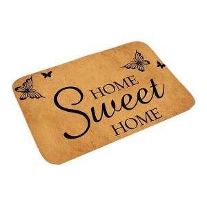 Πατάκι εισόδου sweet home HUH-0070, αντιολισθητικό, 40 x 60cm, πορτοκαλί | Οικιακές & Προσωπικές Συσκευές | elabstore.gr