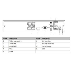 HIKVISION DVR καταγραφικό HiWatch HWD-6104MH-G3, H.265+, 4 κανάλια | Κλειστό Κύκλωμα CCTV | elabstore.gr