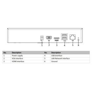 HIKVISION NVR καταγραφικό HiWatch HWN-2108MH, H.265+, 8 κανάλια | Κλειστό Κύκλωμα CCTV | elabstore.gr