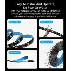 SONOFF smart LED καλωδιοταινία L2-5M, αδιάβροχη, RGB, WiFi & BT, 5m | Φωτισμός | elabstore.gr