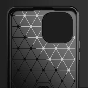 POWERTECH θήκη Carbon MOB-1713 για Xiaomi Mi 11 Lite 5G, μαύρη | Αξεσουάρ κινητών | elabstore.gr
