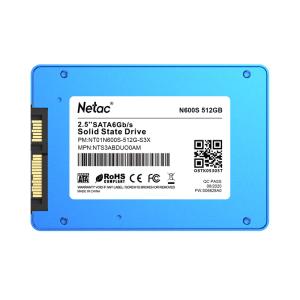 NETAC SSD N600S 512GB, 2.5", SATA III, 560-520MB/s, 3D NAND | PC & Αναβάθμιση | elabstore.gr