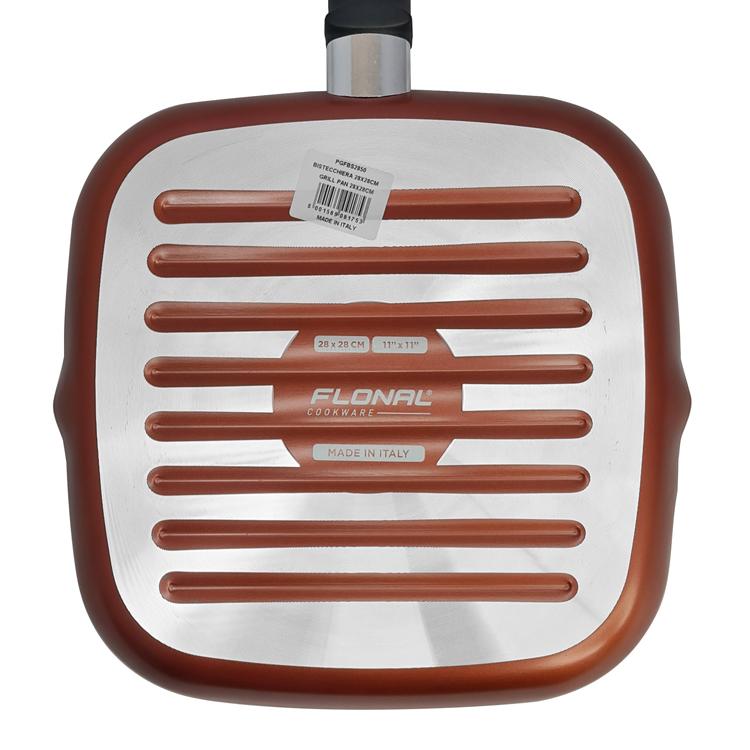 FLONAL γκριλιέρα αντικολλητή Pepita Granit PGFBS2850, 28 x 28cm | eLabstore.gr FLONAL γκριλιέρα αντικολλητή Pepita Granit PGFBS2850, 28 x 28cm | Οικιακές & Προσωπικές Συσκευές | elabstore.gr