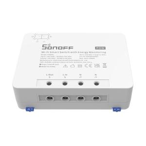 SONOFF smart διακόπτης παρακολούθησης ισχύος POWR3, WiFi, 25A, λευκός | Εργαλεία | elabstore.gr